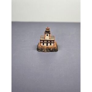 Lenox Miniature Lighthouse Thimble Figurine Tillamook Rock Lighthouse Oregon